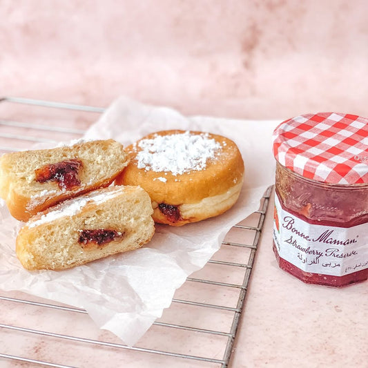 Strawberry Jelly Filled Doughnut