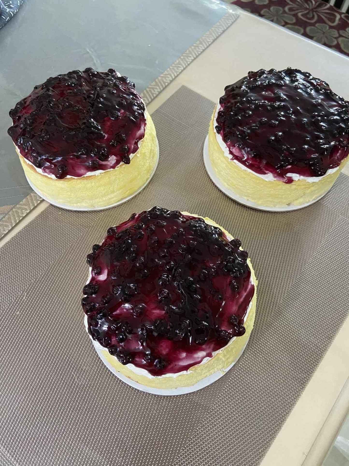 Japanese Souffle Cheesecake(Blueberry Edition)