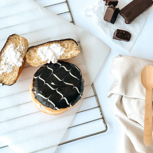 Whipped Cream Filled Doughnut