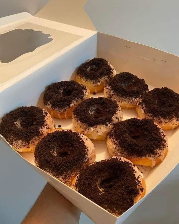 Oreo Glazed Doughnut