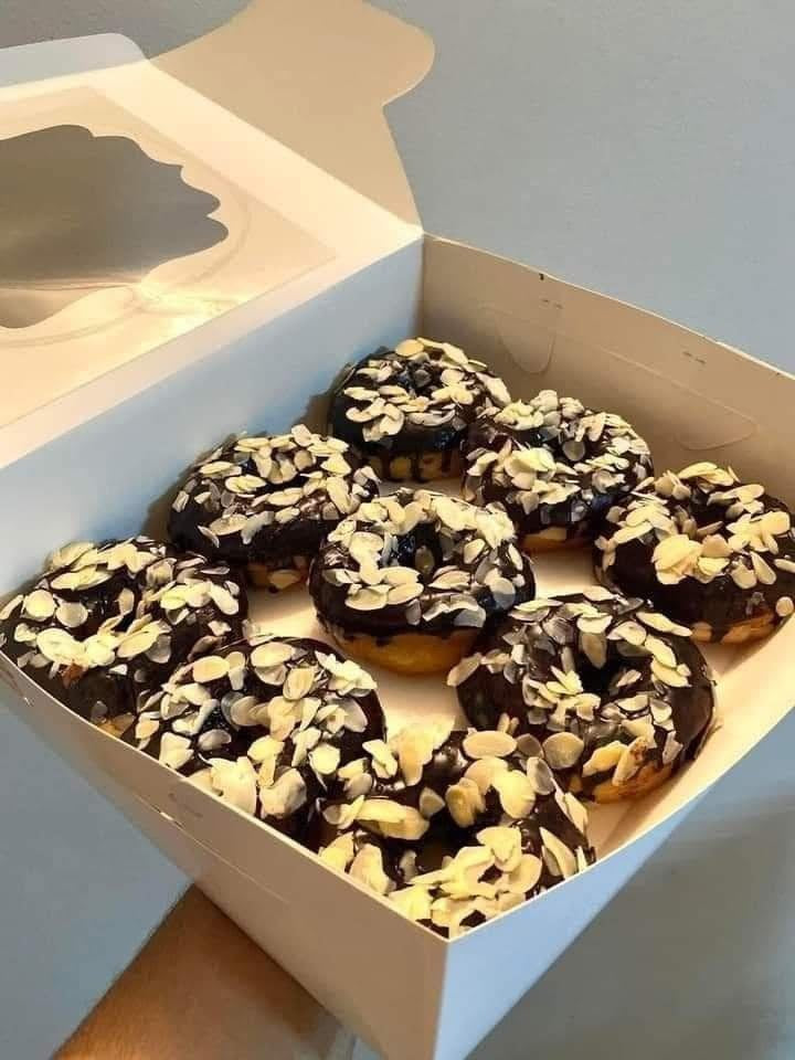 Choco Almond Doughnut